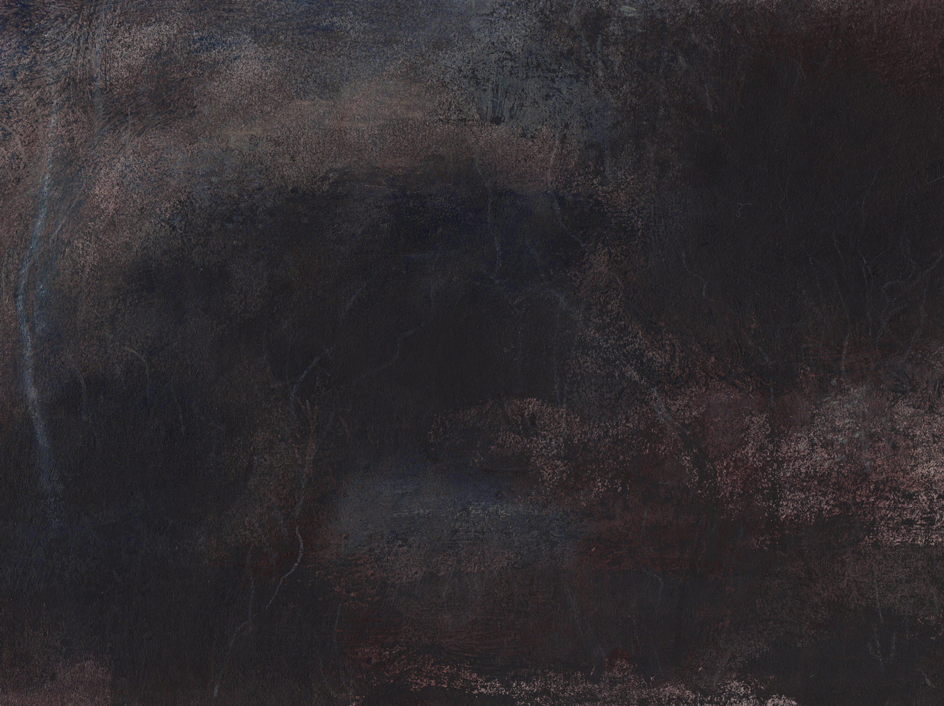 L1287 - Nicholas Herbert, British Artist, mixed media landscape painting of Mermaid's Pond Greensand Ridge, 2021
