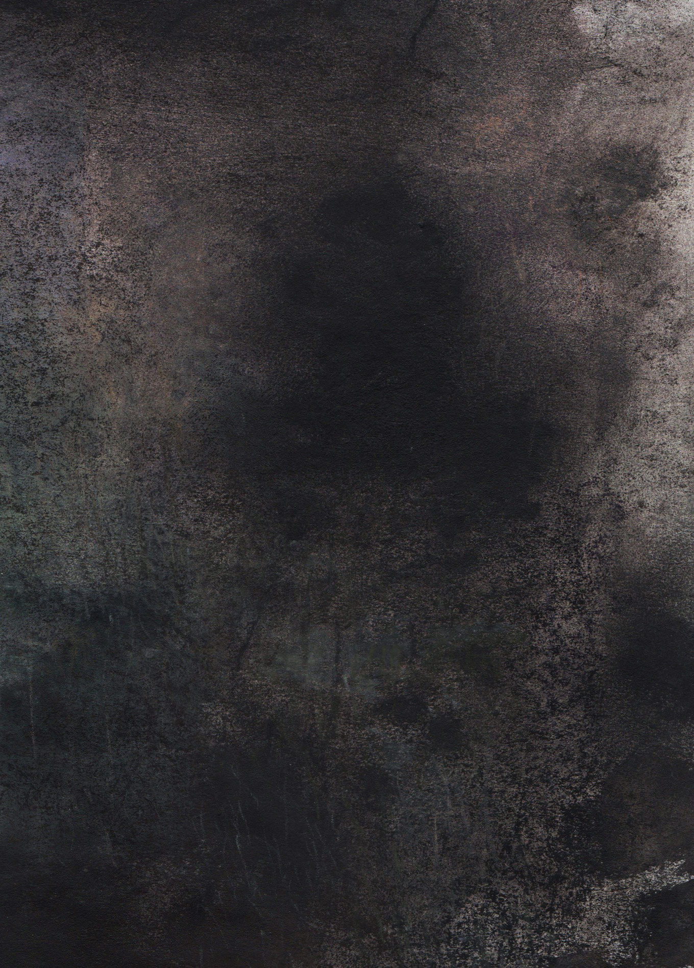 L1288 - Nicholas Herbert, British Artist, mixed media landscape painting of large tree in Aspley Wood, 2021