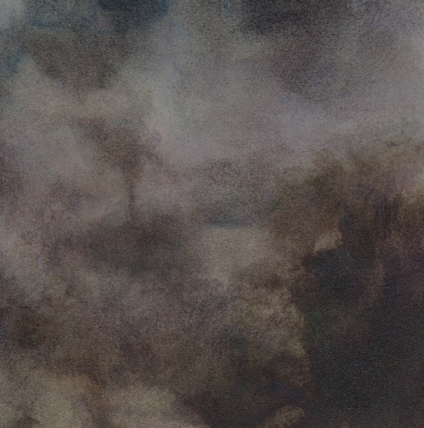 L1299 - Nicholas Herbert, British Artist, mixed media landscape painting of open counryside near Woburn, 2021