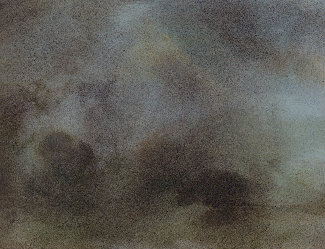 L1358 - Nicholas Herbert, British Artist, mixed media landscape painting of open counryside near Woburn, 2022