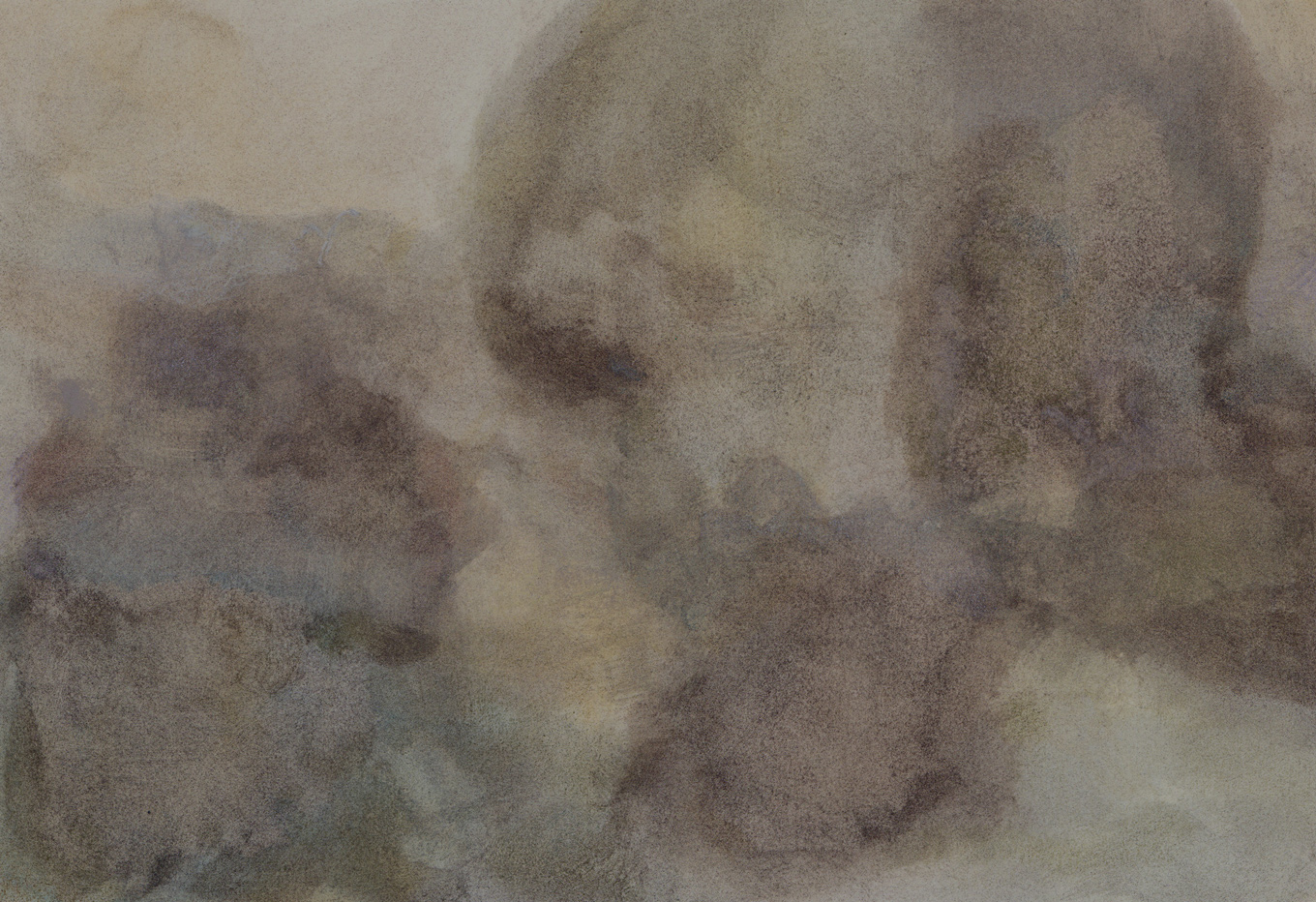 L1363 - Nicholas Herbert, British Artist, mixed media landscape painting of open counryside near Woburn, 2022